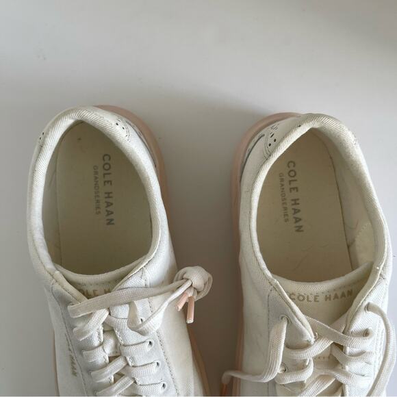 Cole Haan Grandpo Rally Canvas T Toe Shoes Sneakers - Picture 14 of 16